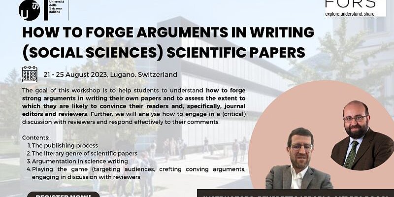 How to develop arguments in writing (social sciences) scientific papers How to develop arguments in writing (social sciences) scientific papers